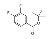 tert-butyl 3,4-difluorobenzoate Structure