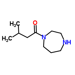 1-(3-methylbutanoyl)-1,4-diazepane结构式