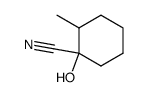 1-Hydroxy-2-methylcyclohexane-1-carbonitrile Structure