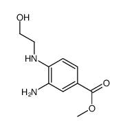 METHYL 3-AMINO-4-((2-HYDROXYETHYL)AMINO)BENZOATE结构式