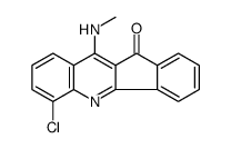 6-chloro-10-(methylamino)indeno[1,2-b]quinolin-11-one结构式