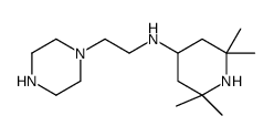 2,2,6,6-tetramethyl-N-(2-piperazin-1-ylethyl)piperidin-4-amine结构式
