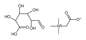 carboxymethyl(trimethyl)azanium,(2S,3R,4S,5R)-2,3,4,5-tetrahydroxy-6-oxohexanoate结构式
