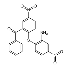 [2-[(2-amino-4-nitrophenyl)thio]-5-nitrophenyl] phenyl ketone结构式