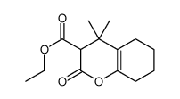 ethyl 4,4-dimethyl-2-oxo-5,6,7,8-tetrahydro-3H-chromene-3-carboxylate Structure
