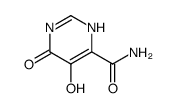 5,6-Dihydroxy-pyrimidine-4-carboxylic acid amide Structure