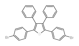 2,5-Bis-(4-Bromophenyl)-3.4-Diphenyl-thiphene structure