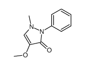 4-methoxy-1-methyl-2-phenyl-1,2-dihydro-pyrazol-3-one Structure