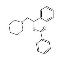 Thiolbenzoesaeure-<1-phenyl-2-piperidino-aethylester> Structure