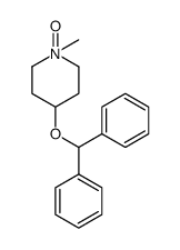 4-Benzhydryloxy-1-methyl-piperidine 1-oxide结构式