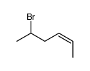 5-Bromo-2-hexene Structure