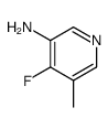 4-fluoro-5-methylpyridin-3-amine结构式