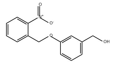 Benzenemethanol, 3-[(2-nitrophenyl)methoxy]- Structure