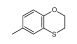 6-methyl-2,3-dihydro-1,4-benzoxathiine Structure