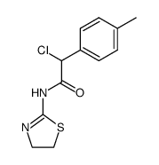 2-Chloro-N-(4,5-dihydro-thiazol-2-yl)-2-p-tolyl-acetamide Structure