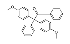 2,2-Bis(p-Methoxyphenyl)-2-phenylacetophenone结构式