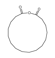 hexadecanedioic acid-anhydride Structure