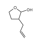 3-(2-propenyl)-2,3,4,5-tetrahydrofuran-2-ol结构式