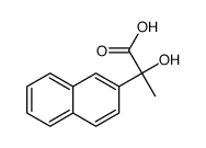 2-(2-Naphthyl)-2-hydroxypropanoic acid Structure