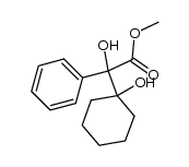 methyl 2-(1-cyclohexanol)mandelate结构式