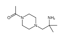 1-[4-(2-amino-2-methylpropyl)piperazin-1-yl]ethanone Structure