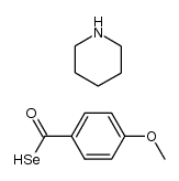 Piperidinium 4-methoxyselenobenzoate结构式