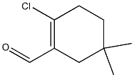 1-Cyclohexene-1-carboxaldehyde, 2-chloro-5,5-dimethyl-结构式