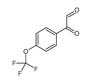 2-oxo-2-[4-(trifluoromethoxy)phenyl]acetaldehyde Structure