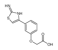 2-[3-(2-Amino-4-thiazolyl)phenoxy]acetic Acid structure