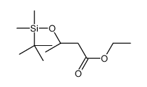 ethyl (3R)-3-[tert-butyl(dimethyl)silyl]oxybutanoate结构式