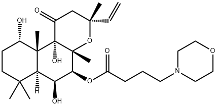 forskolin, 7beta-deacetyl-7beta-[gamma-(morpholino) butyryl]-, hydrochloride picture