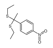 1-[1,1-bis(ethylsulfanyl)ethyl]-4-nitrobenzene Structure