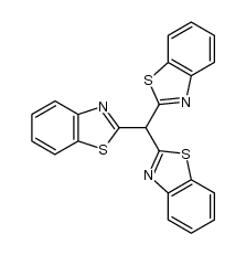 tris(2-benzothiazolyl)methane Structure