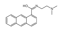 N-[2-(dimethylamino)ethyl]anthracene-1-carboxamide结构式