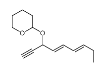 2-nona-4,6-dien-1-yn-3-yloxyoxane Structure