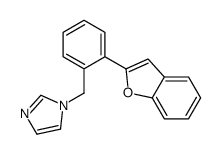 1-[[2-(1-benzofuran-2-yl)phenyl]methyl]imidazole结构式