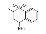 2-Methyl-1,1-Dioxo-1L6-Thiochroman-4-Ylamine结构式