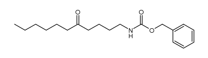 benzyl [N-(5-oxoundecyl)amino]methanoate Structure