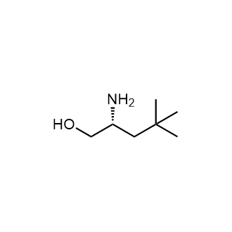 (R)-2-氨基-4,4-二甲基戊-1-醇结构式