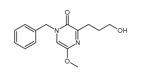 1-benzyl-3-(3'-hydroxypropyl)-5-methoxypyrazin-2(1H)-one结构式