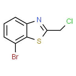 7-Bromo-2-(chloromethyl)benzo[d]thiazole Structure