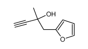 1-(furan-2-yl)-2-methylbut-3-yn-2-ol Structure