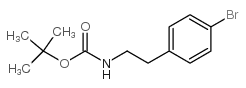 N-BOC-2-(4-BROMOPHENYL)ETHYLAMINE structure