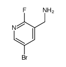 (5-bromo-2-fluoropyridin-3-yl)methanamine Structure