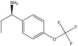 (1R)-1-[4-(TRIFLUOROMETHOXY)PHENYL]PROPYLAMINE Structure