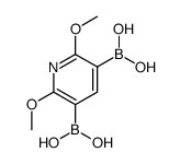 2,6-Dimethoxypyridine-3,5-diboronic acid Structure