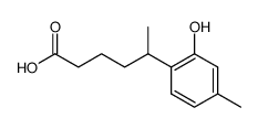 benzenepentanoic acid, 2-hydroxy-d,4-dimethyl structure