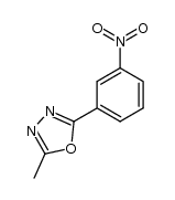 2-methyl-5-(3-nitrophenyl)-1,3,4-oxadiazole Structure