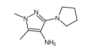 1,5-dimethyl-3-(1-pyrrolidinyl)-1H-pyrazol-4-amine(SALTDATA: 2HCl)图片