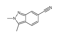 2,3-dimethylindazole-6-carbonitrile结构式